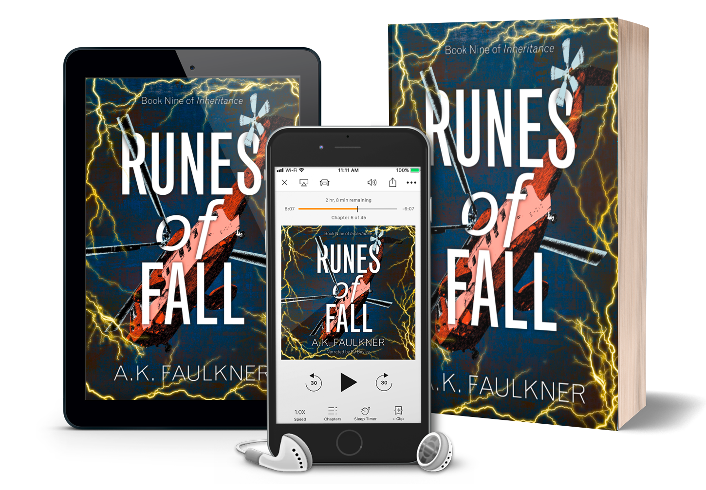Runes of Fall as an ebook, audiobook, and paperback