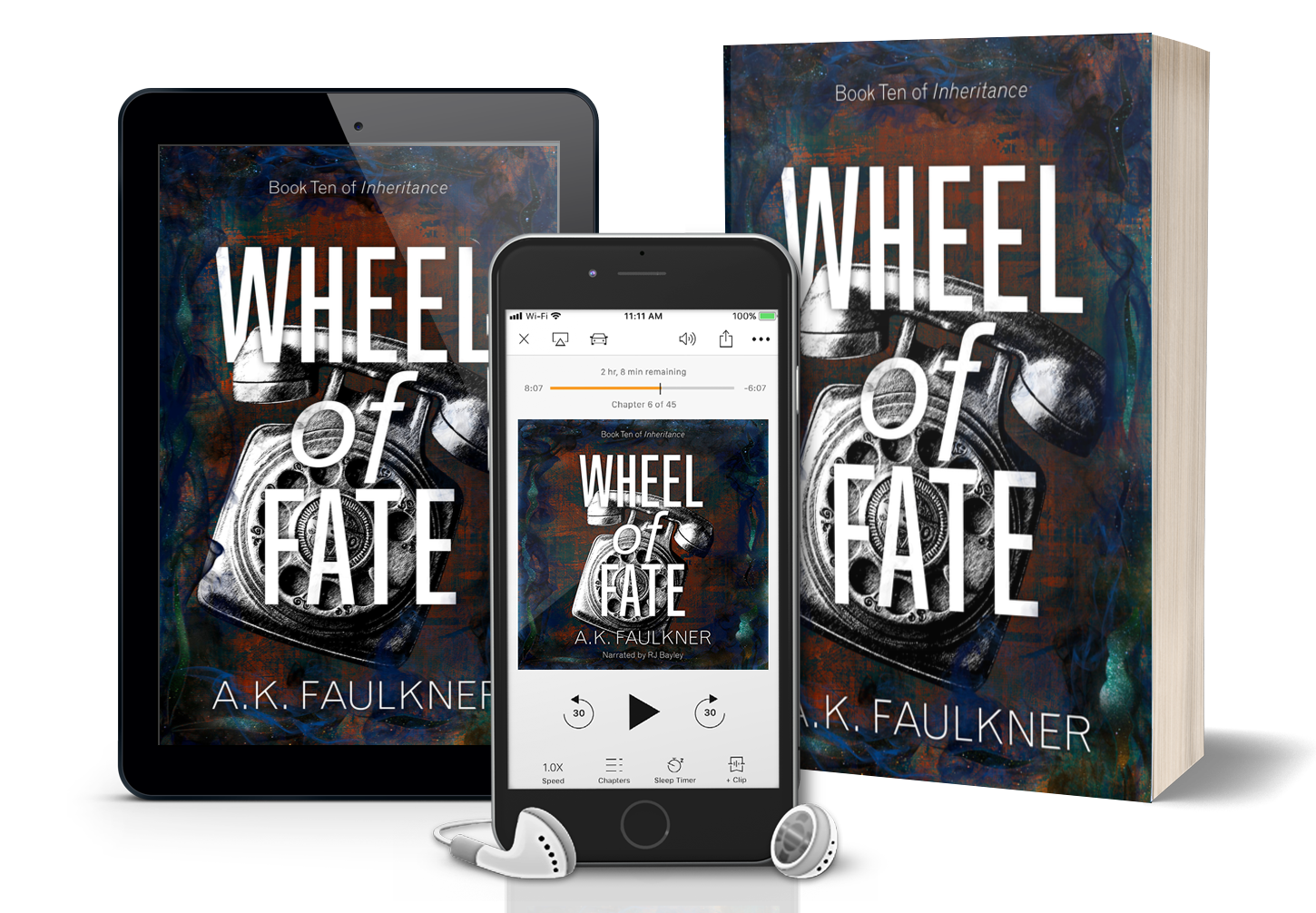 Wheel of Fate as an ebook, audiobook, and paperback
